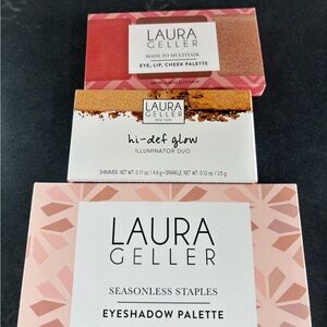Laura Geller Pink & Peach Eyeshadow + Illuminator Duo